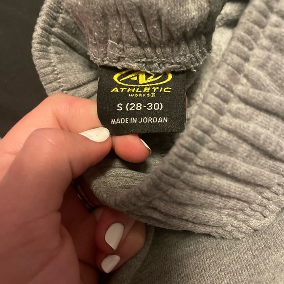 brand is athletic works, grey, no rips or holes. Small (28-30) - Picture 2 of 2